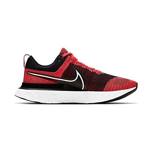 Nike React Infinity Run Flyknit Crimson Black White Sz 8 CT2357 600 Running Shoe - Red