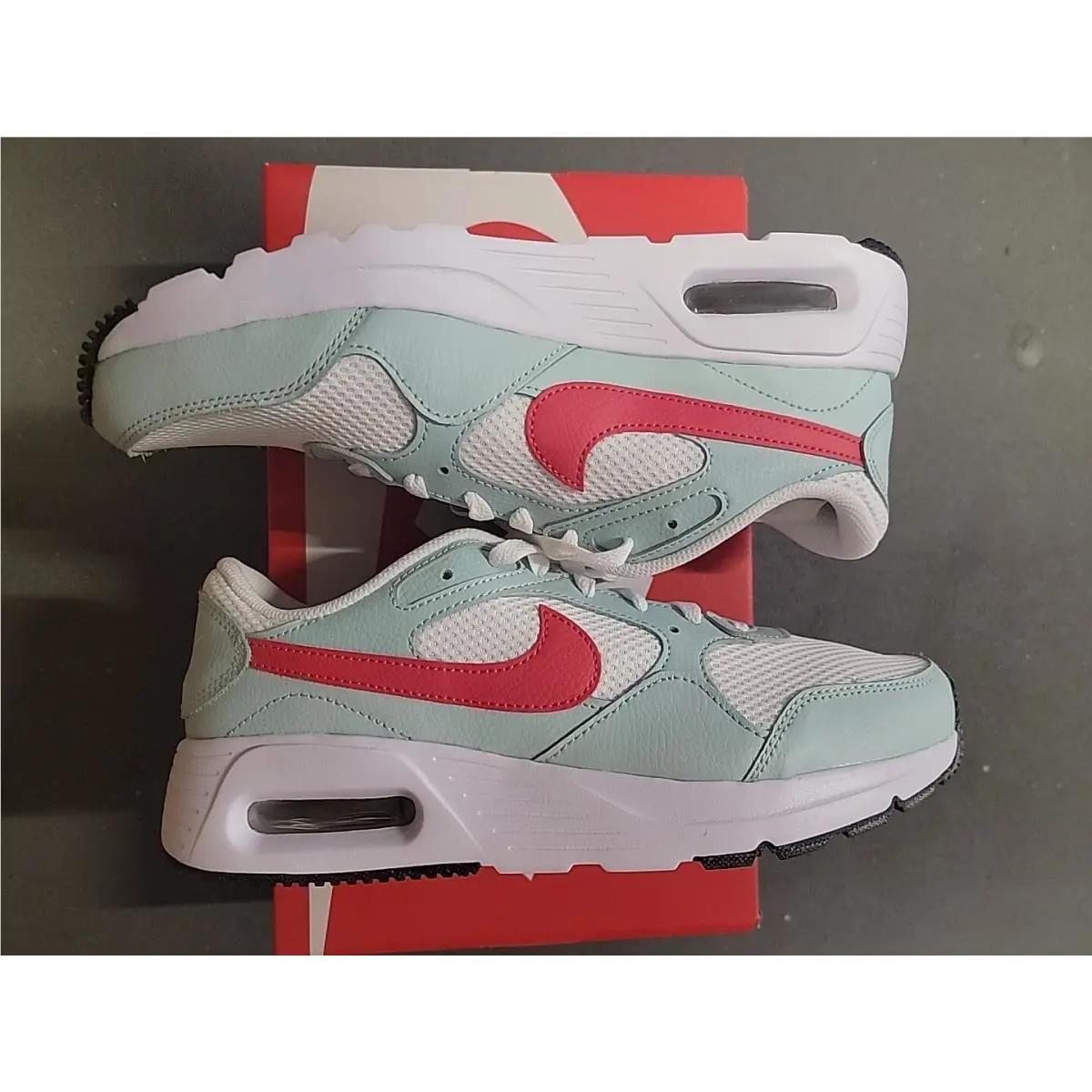 Nike shoes - CW4554 115 - White/Jade Ice/Black/Light Fusion Red 2