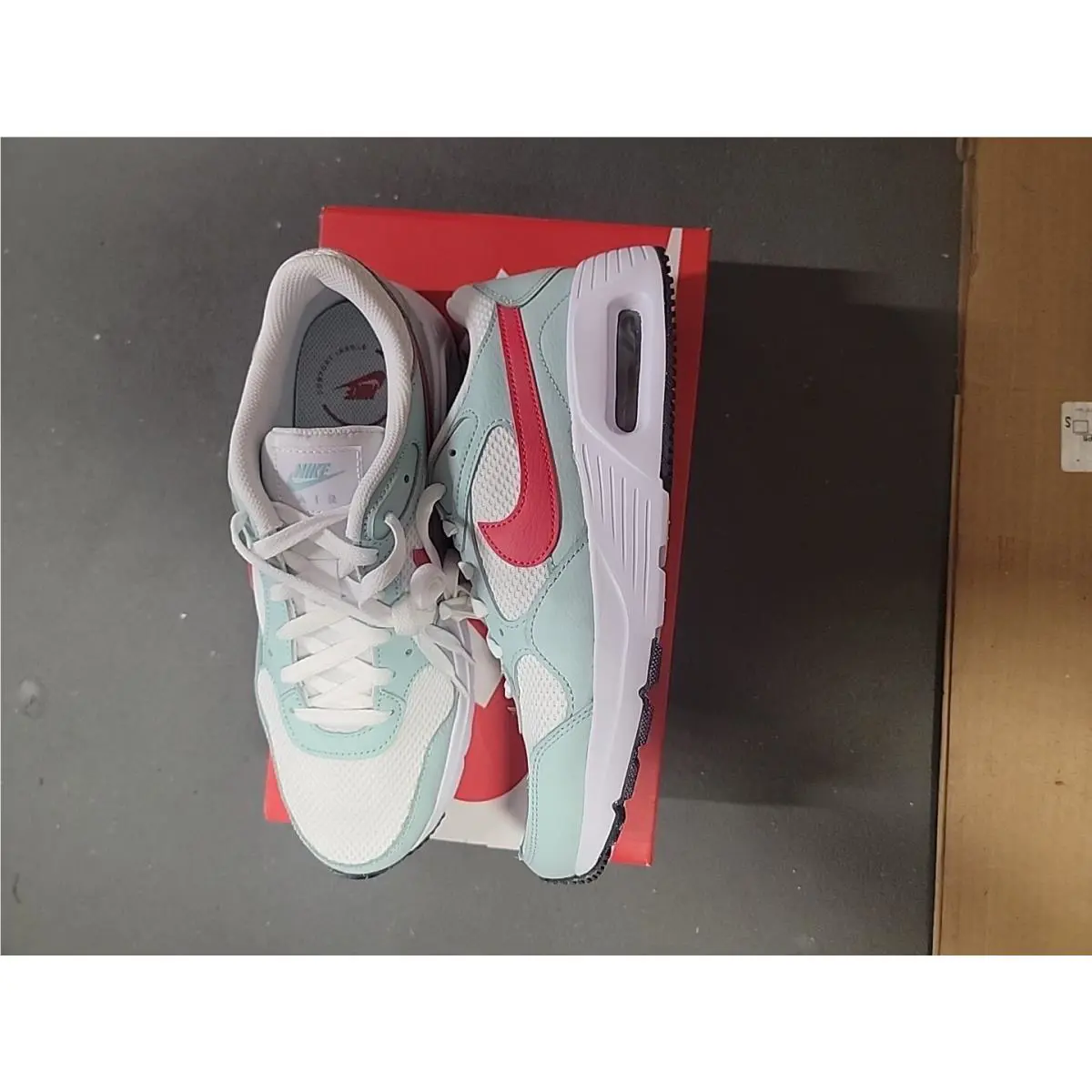 Nike shoes - CW4554 115 - White/Jade Ice/Black/Light Fusion Red 4