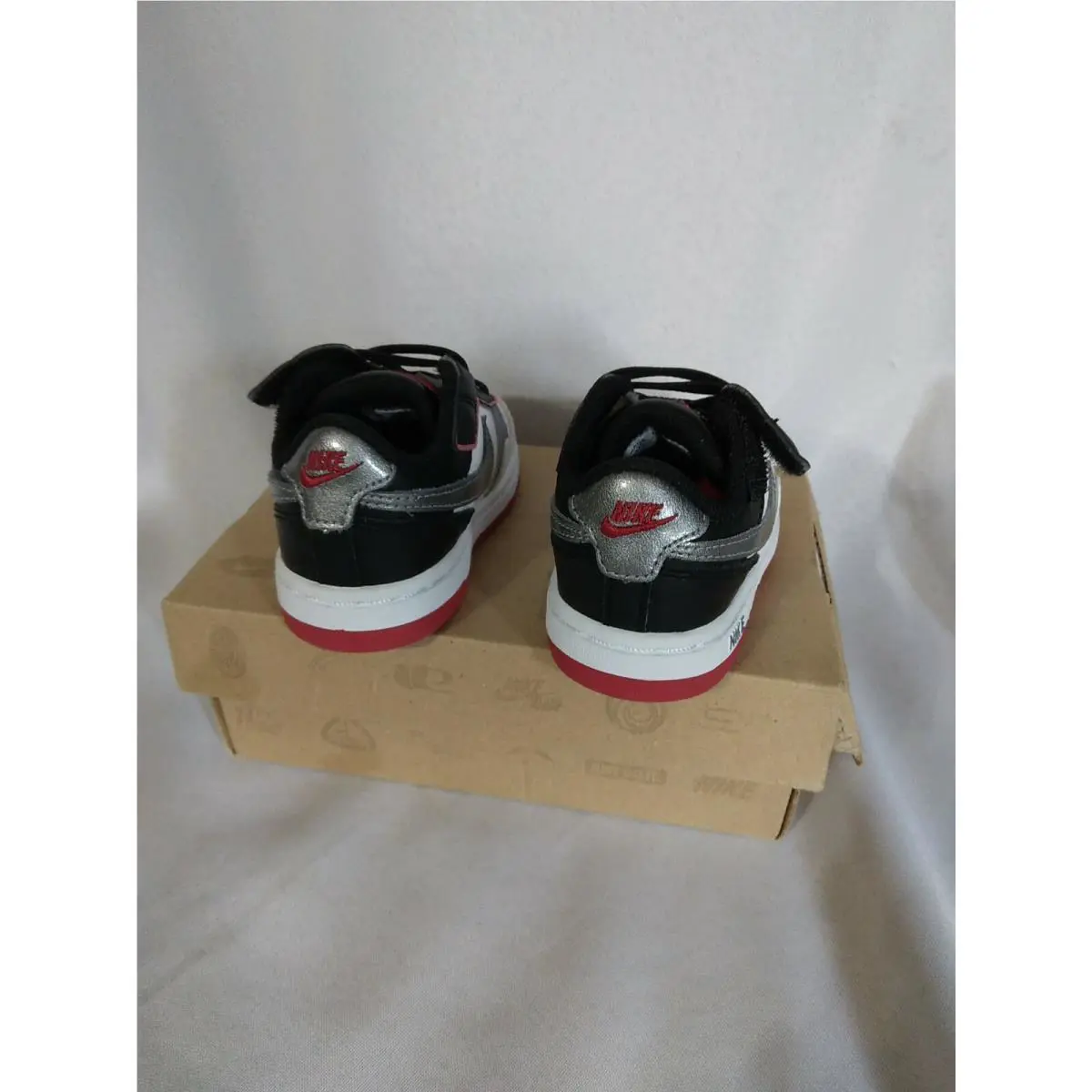 Nike shoes - black white silver red 1