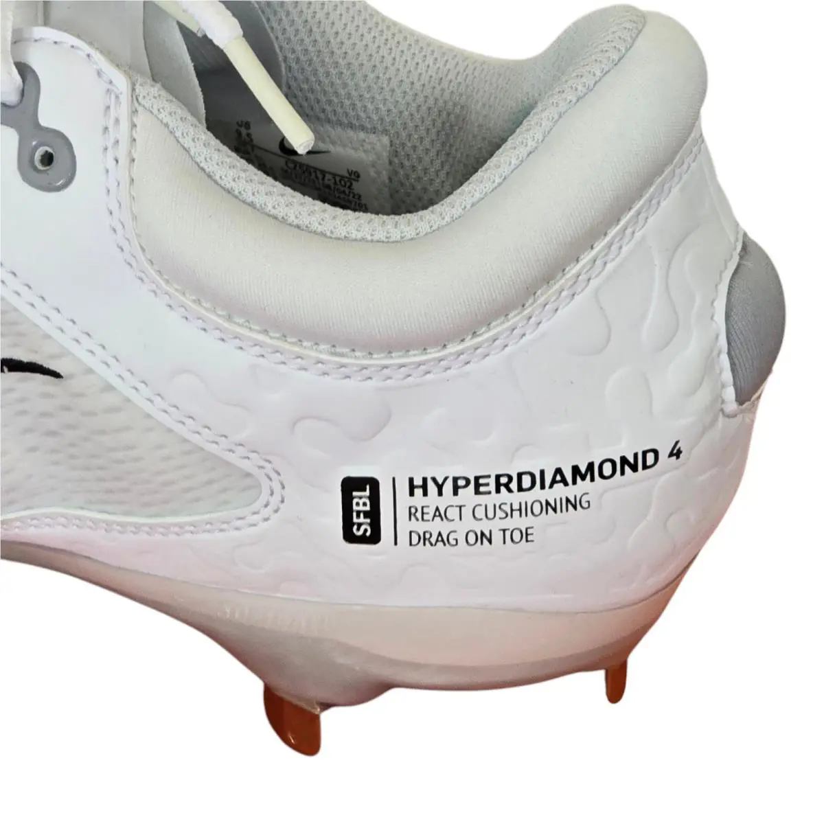 Nike shoes - Nike HyperDiamond 4 - HyperDiamond - White 3