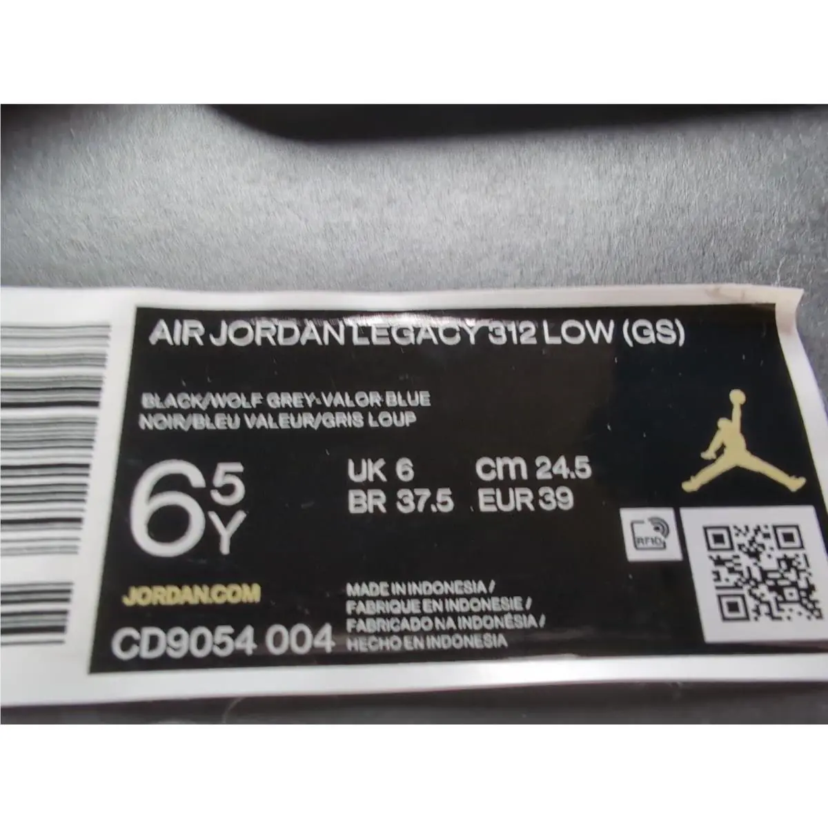 Nike shoes - Jordan Legacy 312 - Legacy - CD9054-004 - Black-Wolf Grey-Red-Blue (UPC: 195869251257) 9