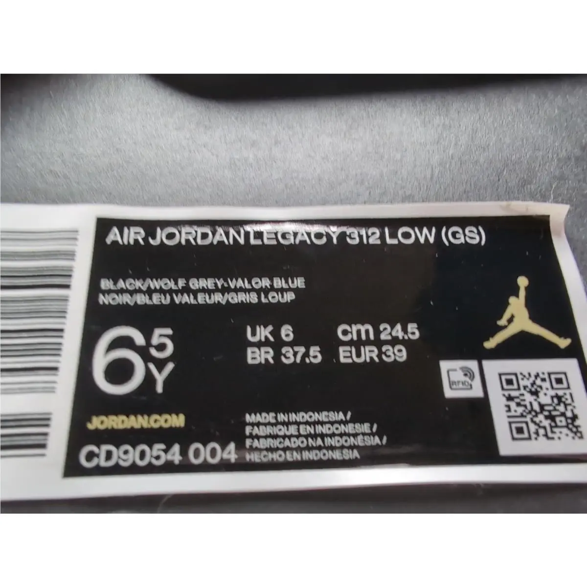 Nike shoes - Jordan Legacy 312 - Legacy - CD9054-004 - Black-Wolf Grey-Red-Blue (UPC: 195869251257) 9
