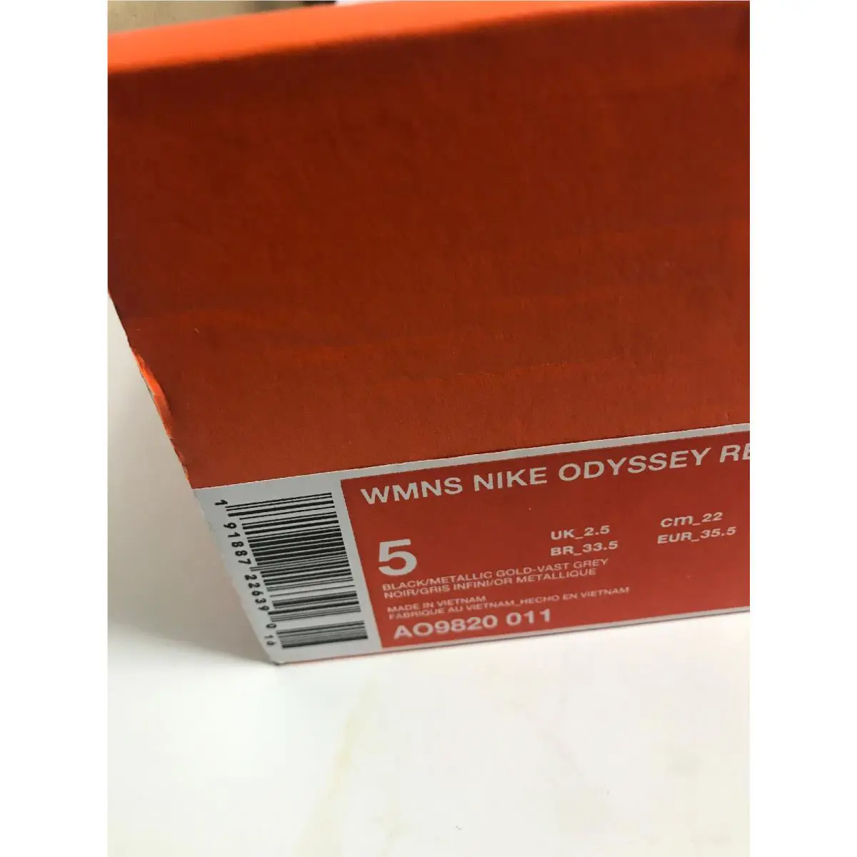 Nike shoes - Odyssey React - Odyssey React - Black And Gold 6
