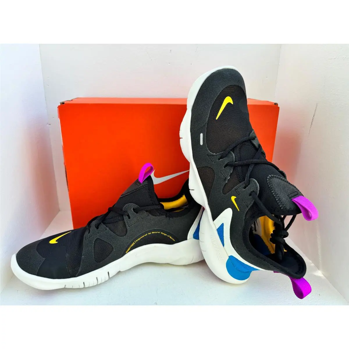 Nike shoes - Nike Free 5.0 - Free - AR4143-003 - BLACK/LASER ORANGE-BLUE HERO 8
