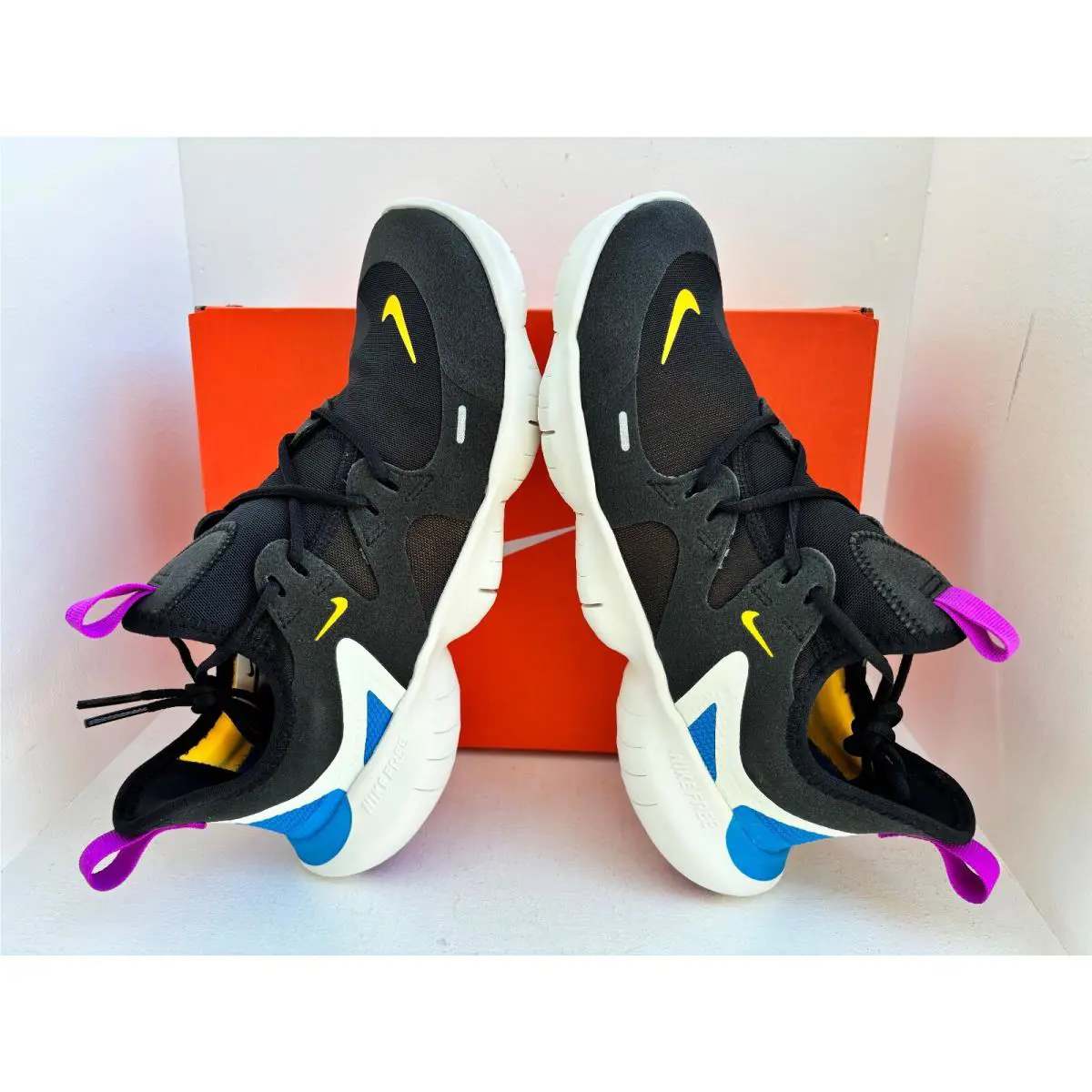 Nike shoes - Nike Free 5.0 - Free - AR4143-003 - BLACK/LASER ORANGE-BLUE HERO 2