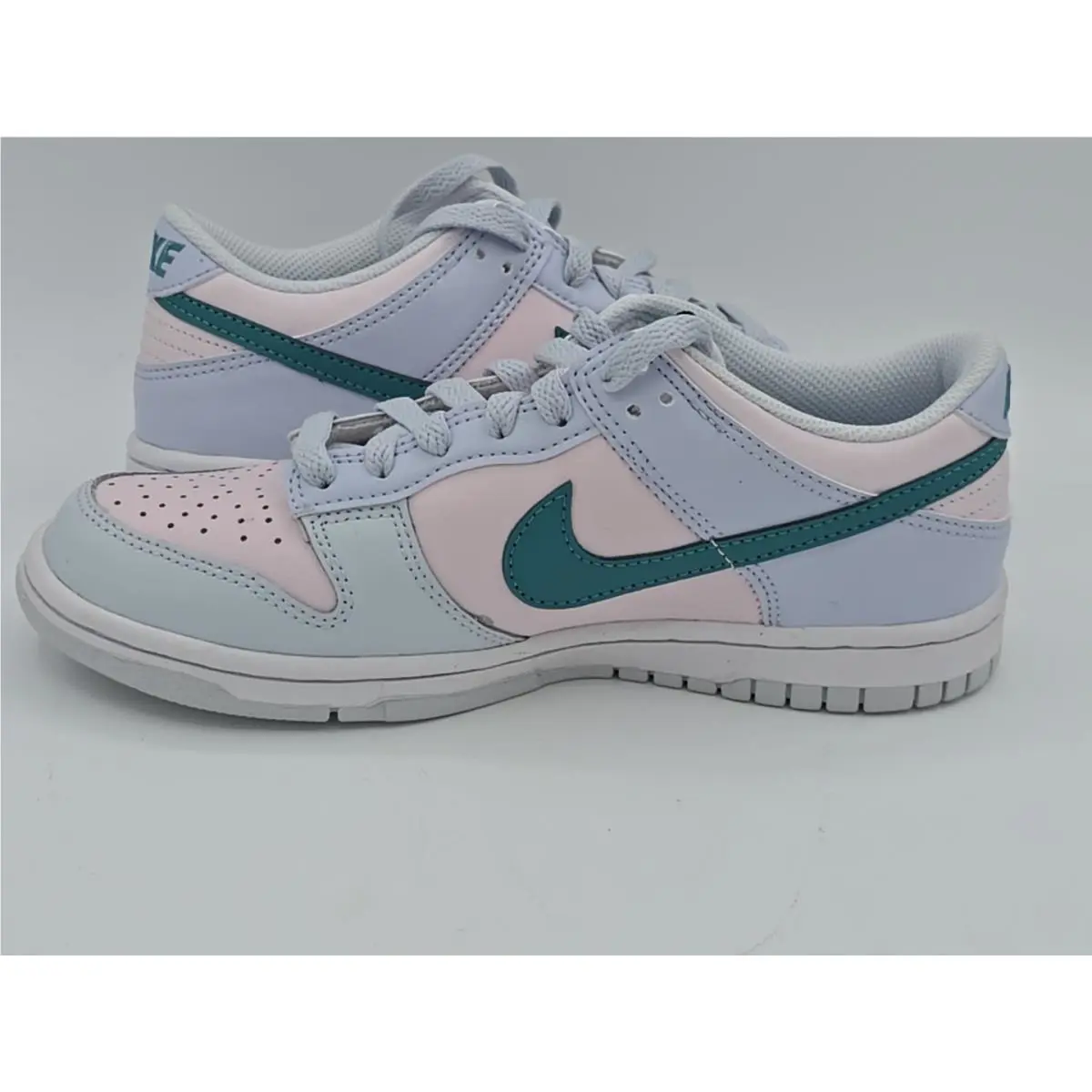 Nike shoes - Nike Dunk Low GS - Dunk Low - FD1232-002 - Football Grey/Mineral Teal/Pearl Pink (UPC: 0196154689212) 14