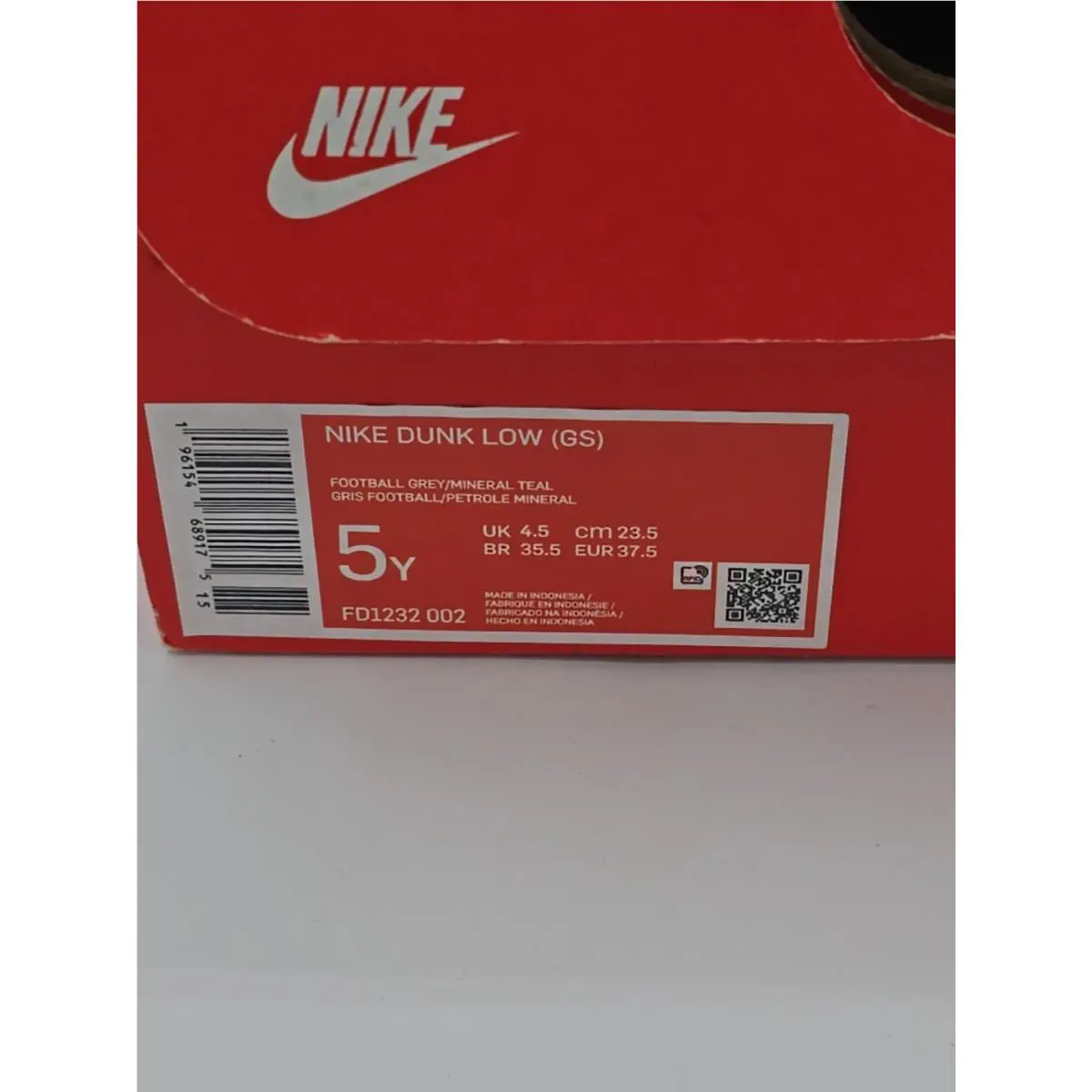 Nike shoes - Nike Dunk Low GS - Dunk Low - FD1232-002 - Football Grey/Mineral Teal/Pearl Pink (UPC: 0196154689212) 20