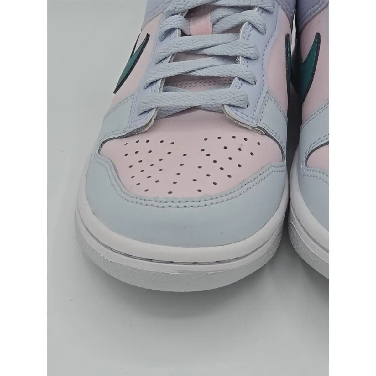 Nike shoes - Nike Dunk Low GS - Dunk Low - FD1232-002 - Football Grey/Mineral Teal/Pearl Pink (UPC: 0196154689212) 5