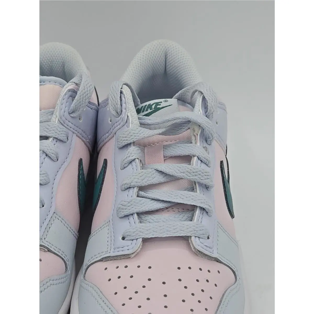 Nike shoes - Nike Dunk Low GS - Dunk Low - FD1232-002 - Football Grey/Mineral Teal/Pearl Pink (UPC: 0196154689212) 6