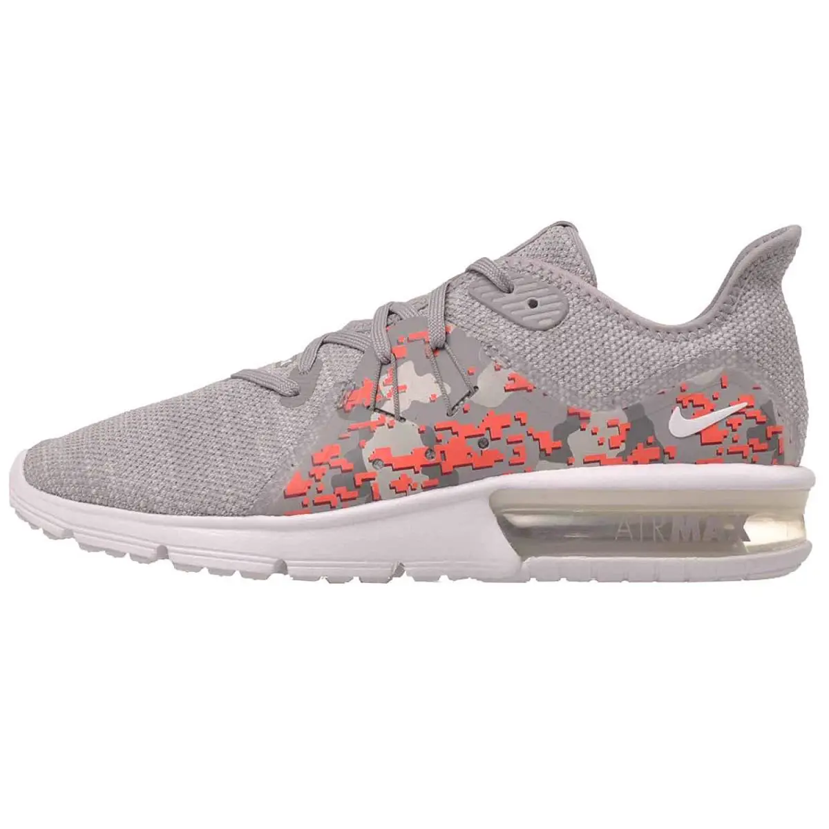 Nike Women`s Air Max Sequent 3 C Running Shoe 9.5 White Vast Grey AJ0005-101 - White/Vast Grey, Manufacturer: White/Vast Grey