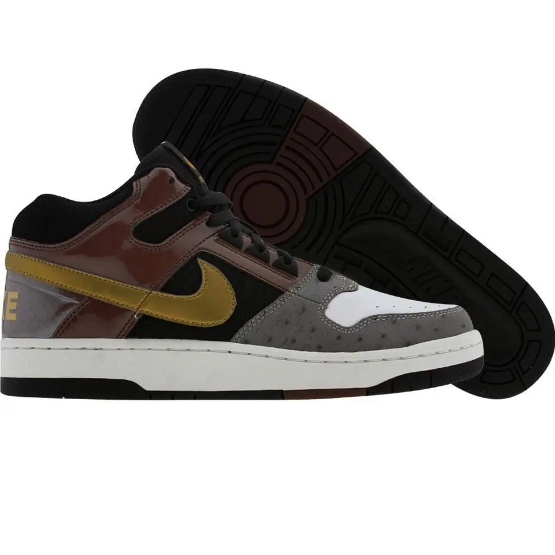 Nike shoes - Dark Oak/Metallic Gold-Black | 0
