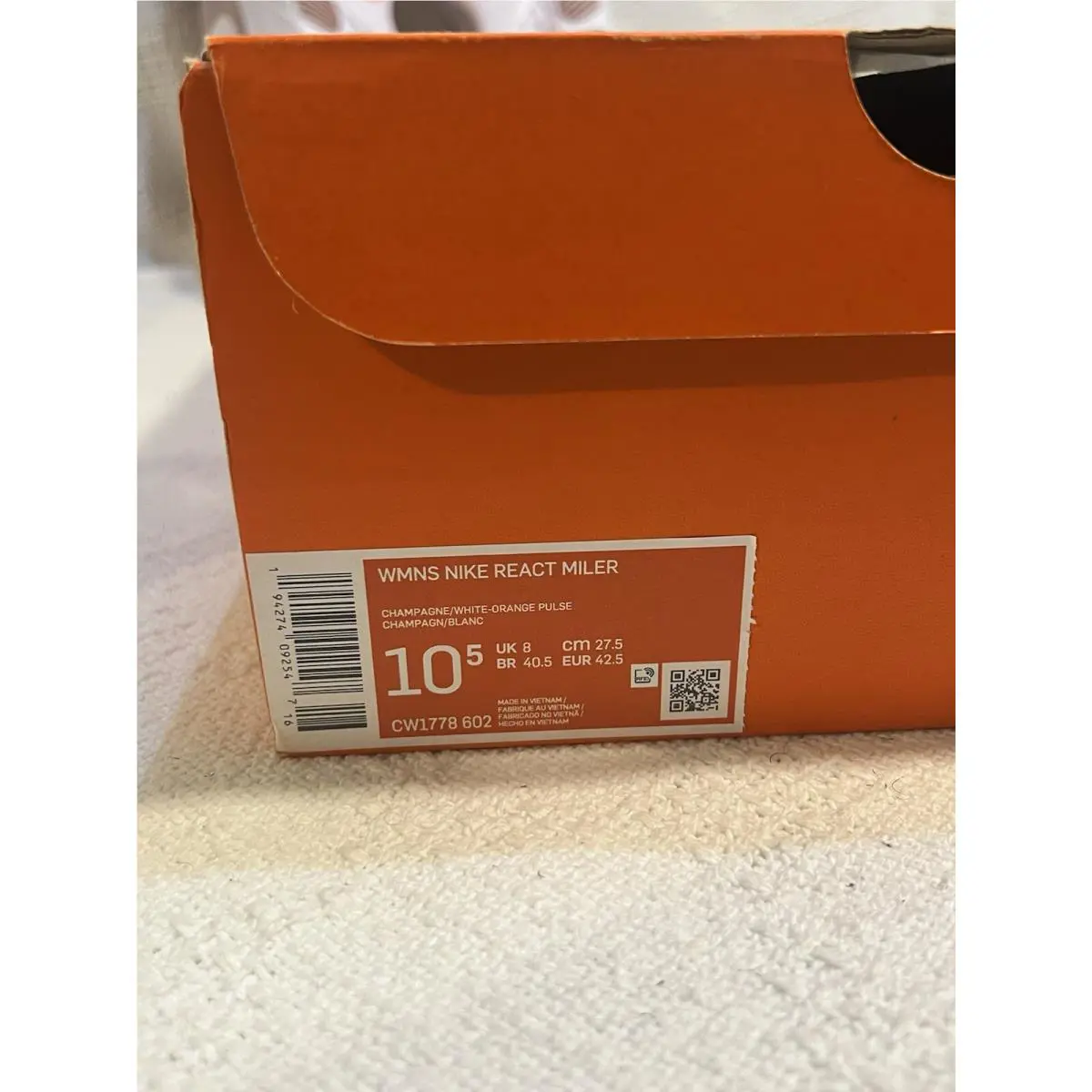 Nike shoes - Nike React Miler - React Miler - Cw1778-602 - Pink 4
