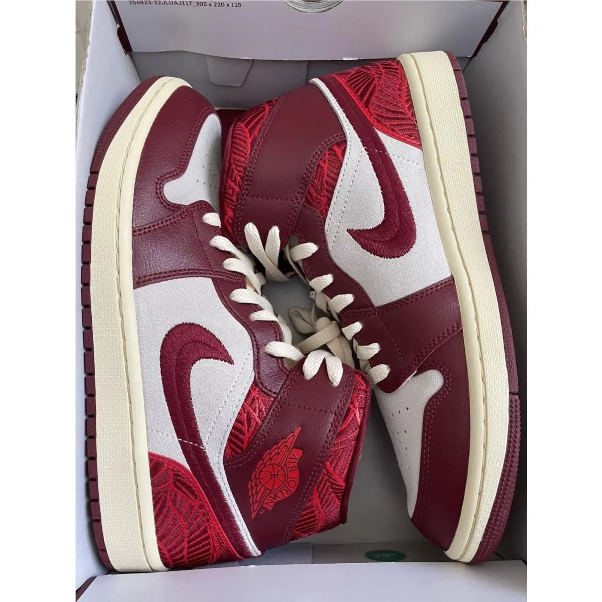 Nike shoes - Air Jordan 1 - Air - DZ2820-601 - Red (UPC: 0196153972629) 7