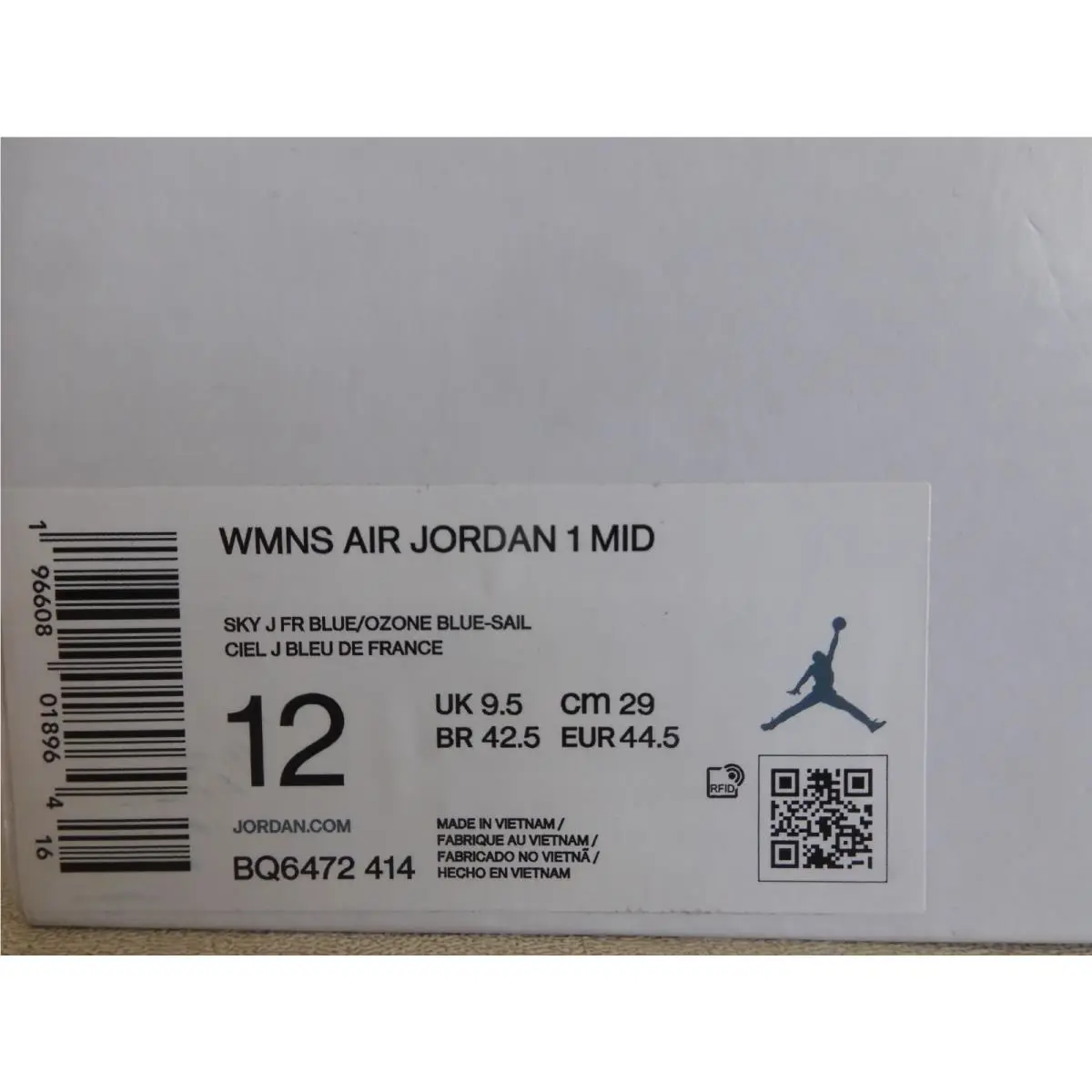 Nike shoes - Air Jordan 1 - Air - DZ2820-601 - Red (UPC: 0196153972629) 6