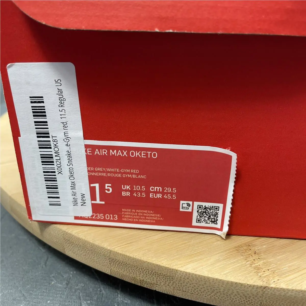 Nike shoes - Nike Air Max Oketo - Air Max Oketo - AQ2235013 - Gray 8