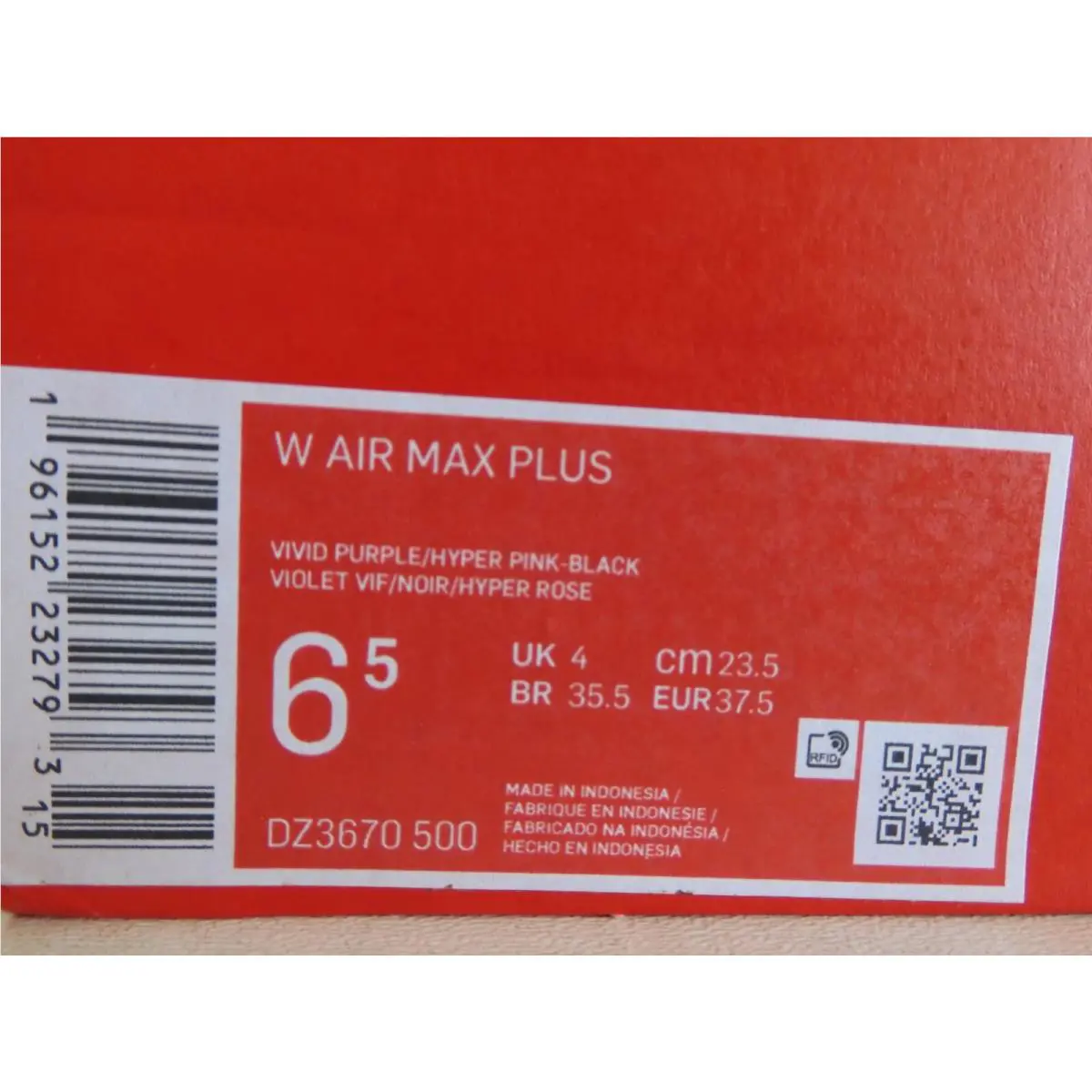 Nike shoes - Nike Air Max Plus - Air Max Plus - Dz3670-500 - Purple (UPC: 196152232793) 3