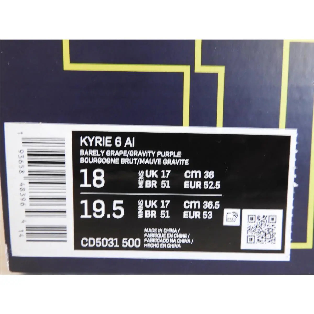 Nike shoes - Nike Kyrie 6 - Kyrie - Purple (UPC: 193658483964) 3