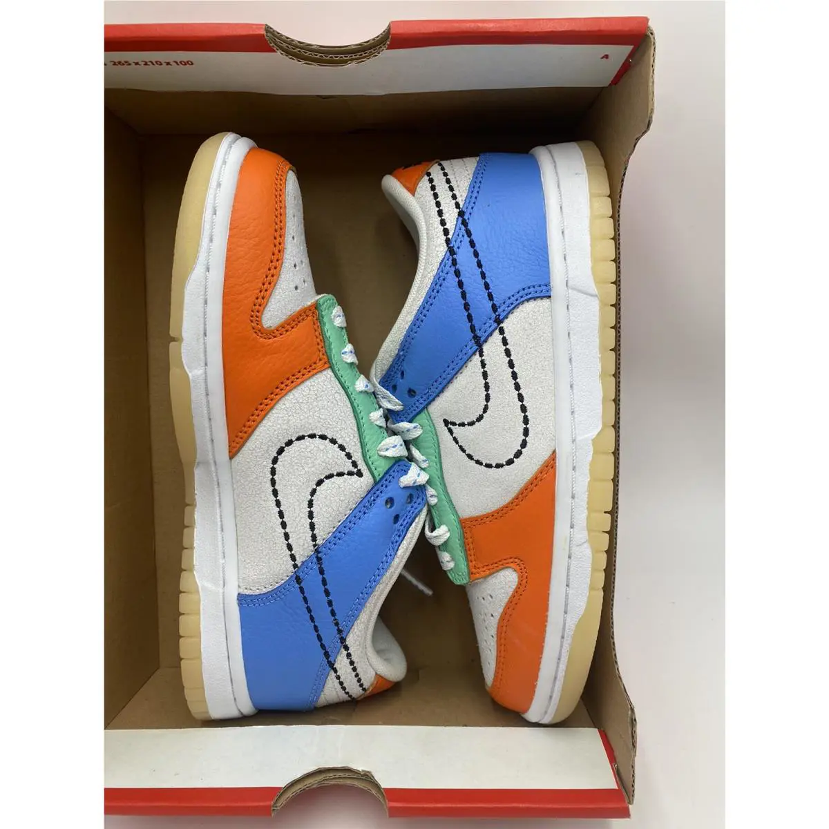 Nike shoes - Nike Dunk Low - Dunk Low - DX3363 100 - White/Black-Safety Orange (UPC: 196149850399) 5