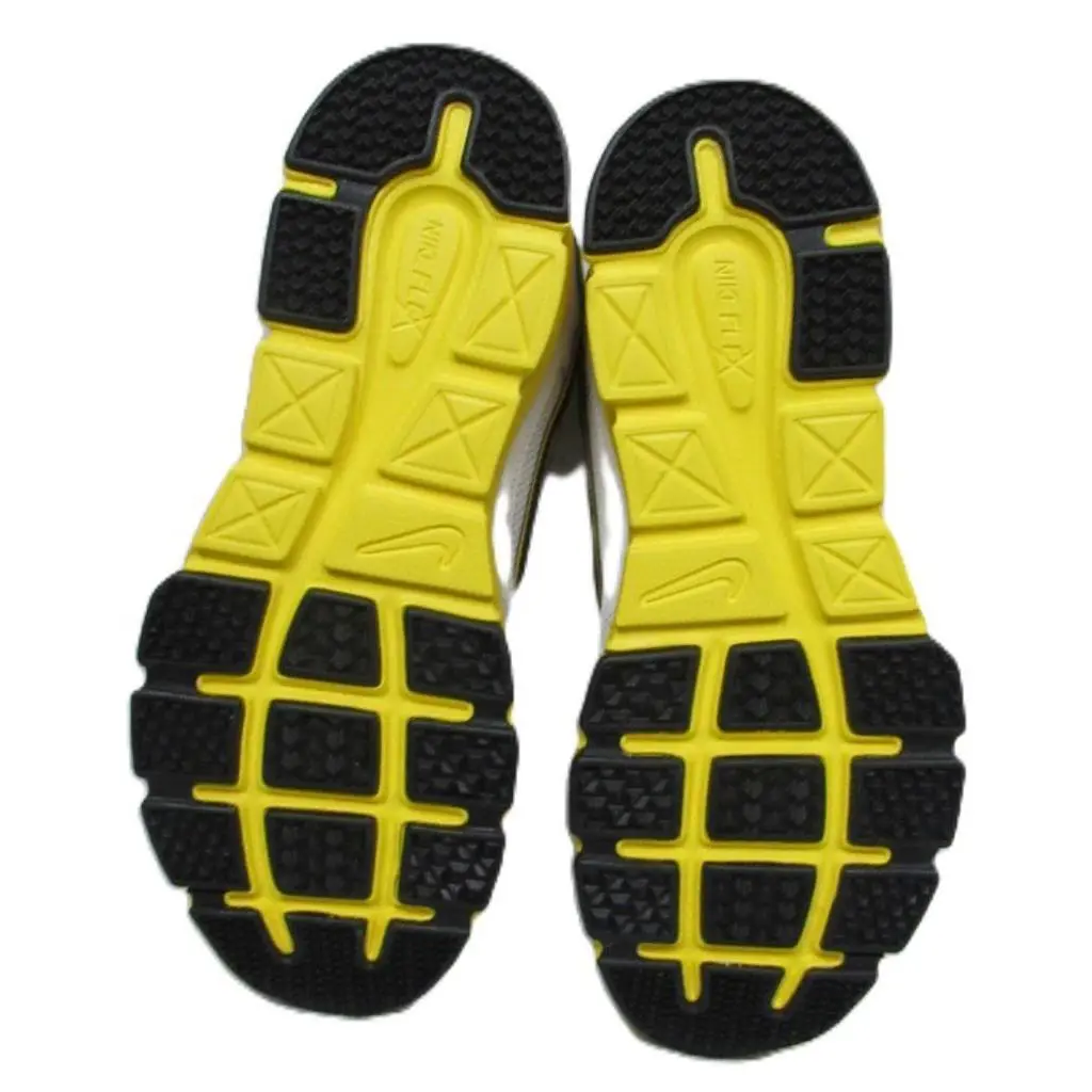Nike shoes - White Black & Yellow 4