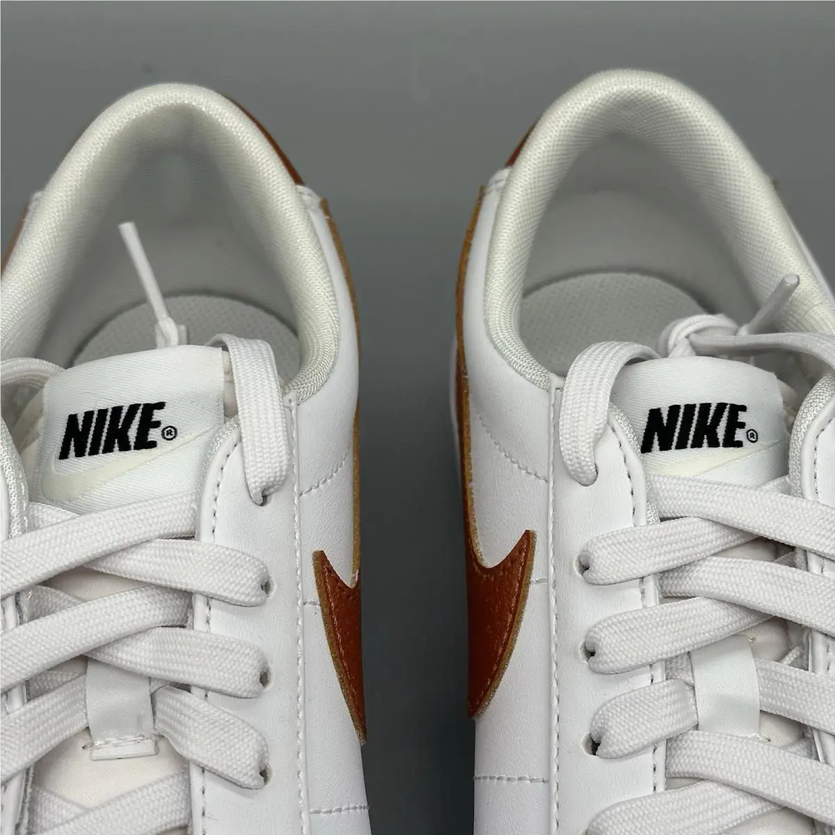 Nike shoes - Nike Blazer Low Platform - Blazer Low Platform - DQ7571-100 - White, Manufacturer: White/Metallic Copper/Black 3