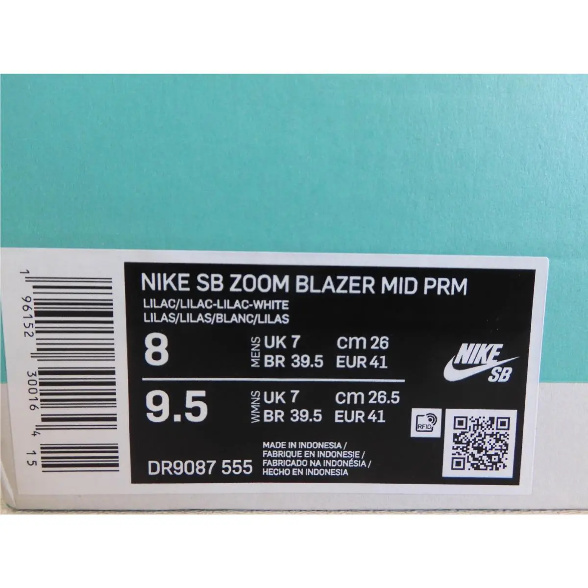 Nike shoes - Nike SB Zoom Blazer Mid - DR9087-555 - Purple (UPC: 196152300164) 3