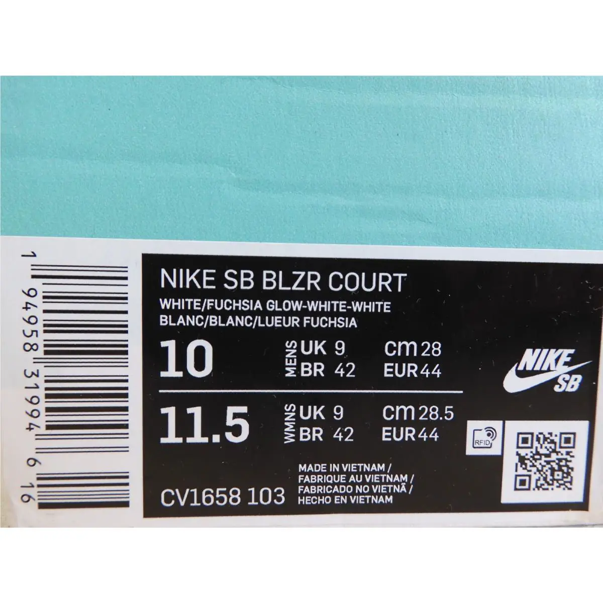 Nike shoes - Nike SB Blazer Court - Blazer Court - CV1658-103 - White (UPC: 194958319908) 3