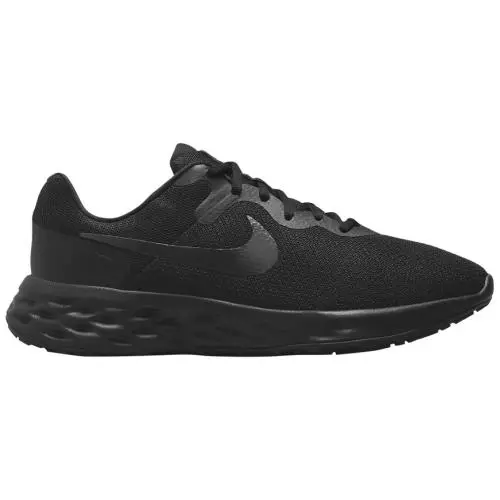 Nike Revolution 6 NN 4E Triple Black Black Gray DD8475-001 Men`s Size 10.5 - Black