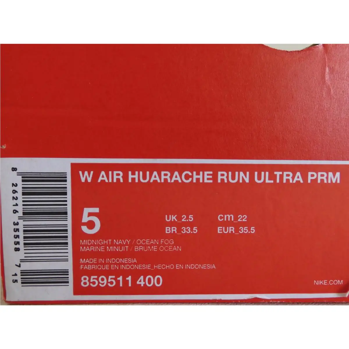 Nike shoes - Nike Air Huarache Run Ultra - 859511 400 - Blue (UPC: 826216355587) 3
