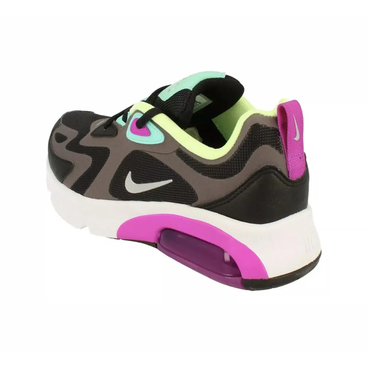 Nike shoes - Nike Air Max 200 - Air Max - Black/Thunder Grey/Aurora Green/Metallic Silver (UPC: 193152371552) 5