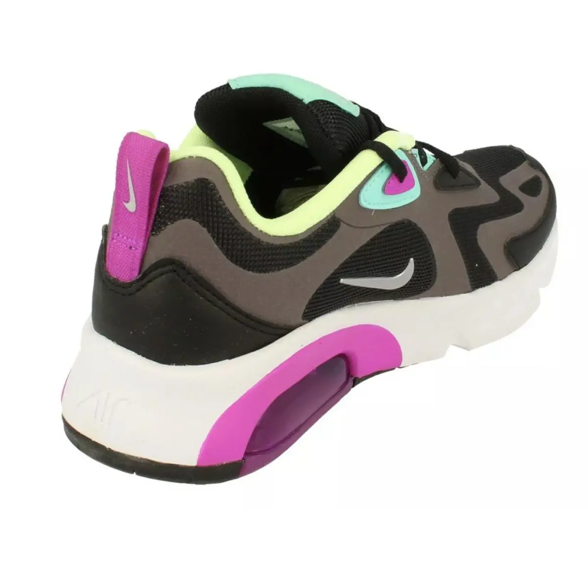 Nike shoes - Nike Air Max 200 - Air Max - Black/Thunder Grey/Aurora Green/Metallic Silver (UPC: 193152371552) 6