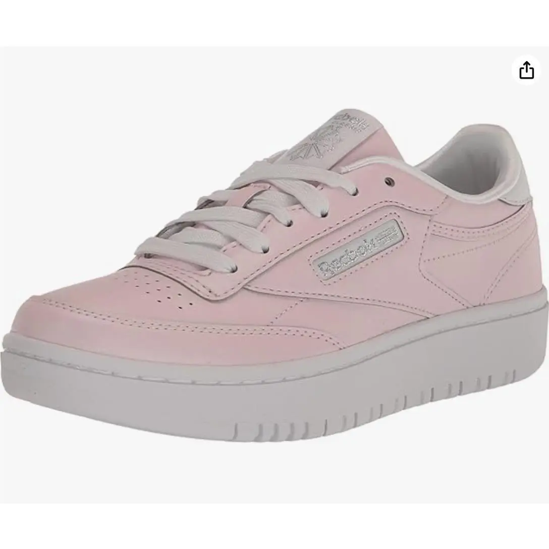 Reebok shoes - Pink/White/Silver Metallic 1