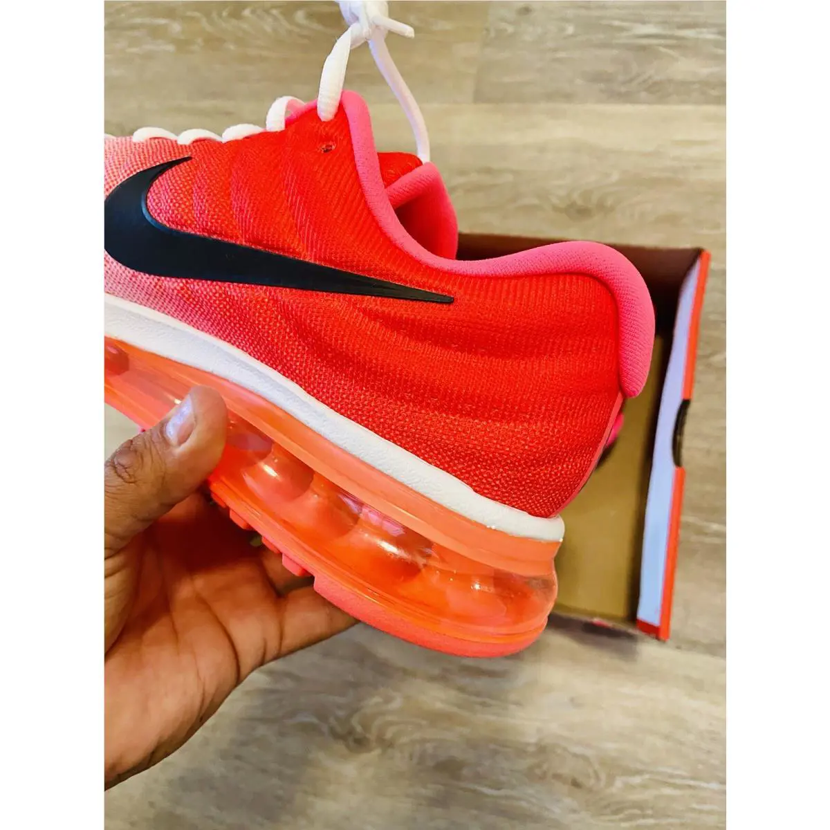 Nike shoes - Nike Air Max 2017 - Air Max - 849560-103 - White/Black/Hot Punch (UPC: 884776431851) 1