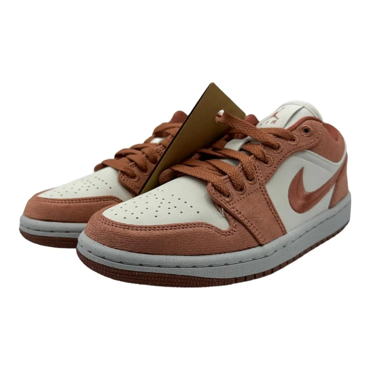 Nike Air Jordan 1 Low SE Canvas `sky J Orange` FN3722-801 - Women`s Size 6