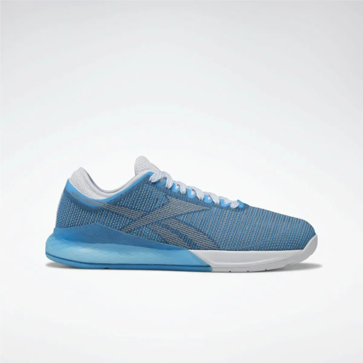 SZ 5 Reebok Womens Nano 9 Cross Trainer White/cyan/silver DV6362