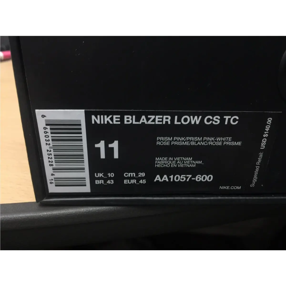 Nike shoes - Blazer Low CS TC - Blazer Low - AA1057-600 - Pink 4