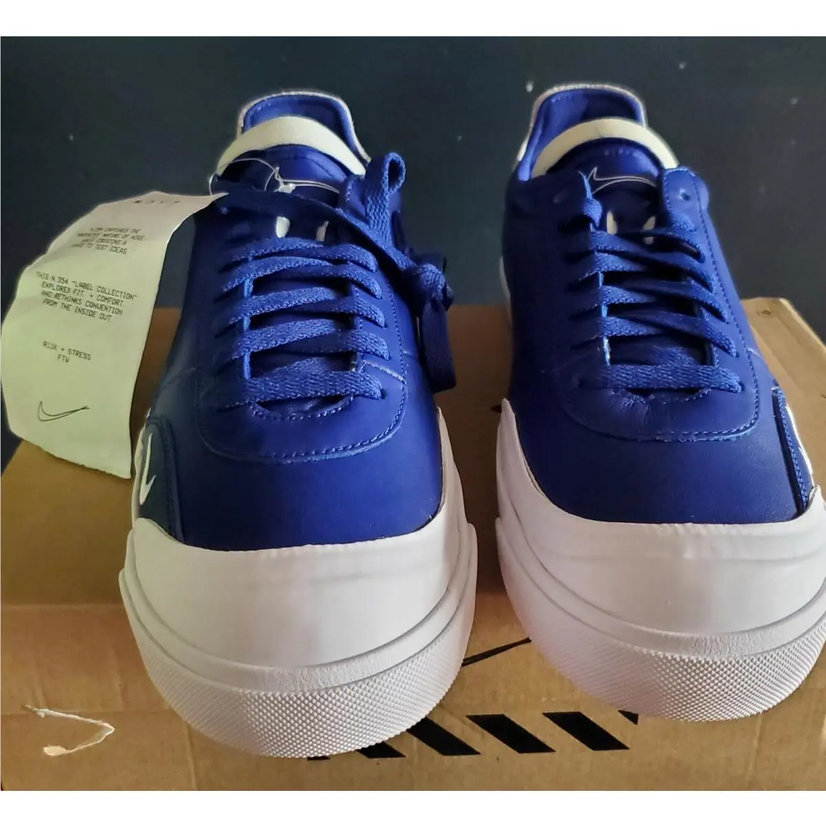 Nike shoes - NIKE DROP-TYPE PREMIUM - PREMIUM - CN6916 400 - Deep royal blue/white/black (UPC: 193151455840) 2