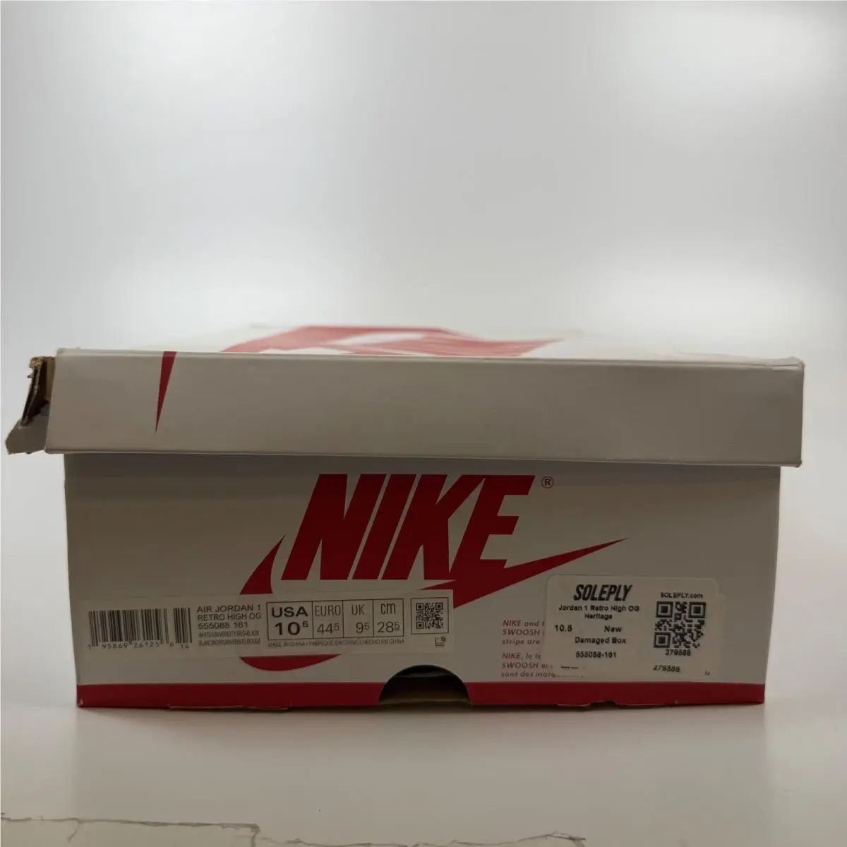 Nike shoes - Jordan 1 Retro High OG Heritage - 555088-161 - White 8