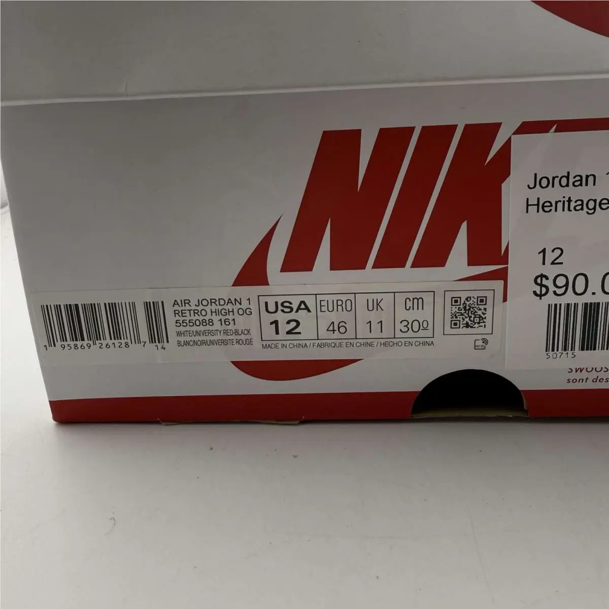 Nike shoes - 555088-161 - 555088-161 - Red/White/Black 7
