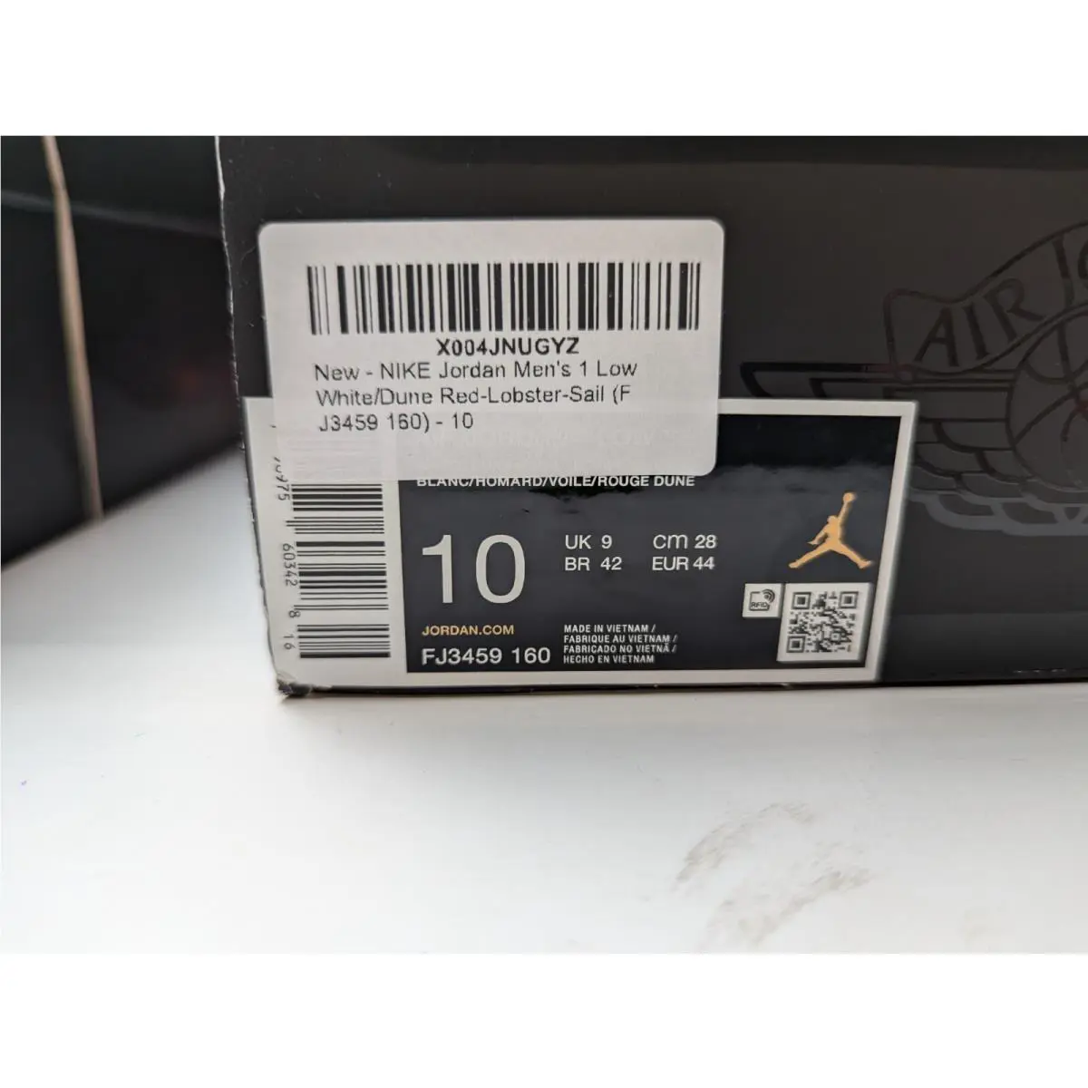 Nike shoes - Nike Air Jordan 1 - Air - FJ3459-160 - Red (UPC: 196975596881) 5
