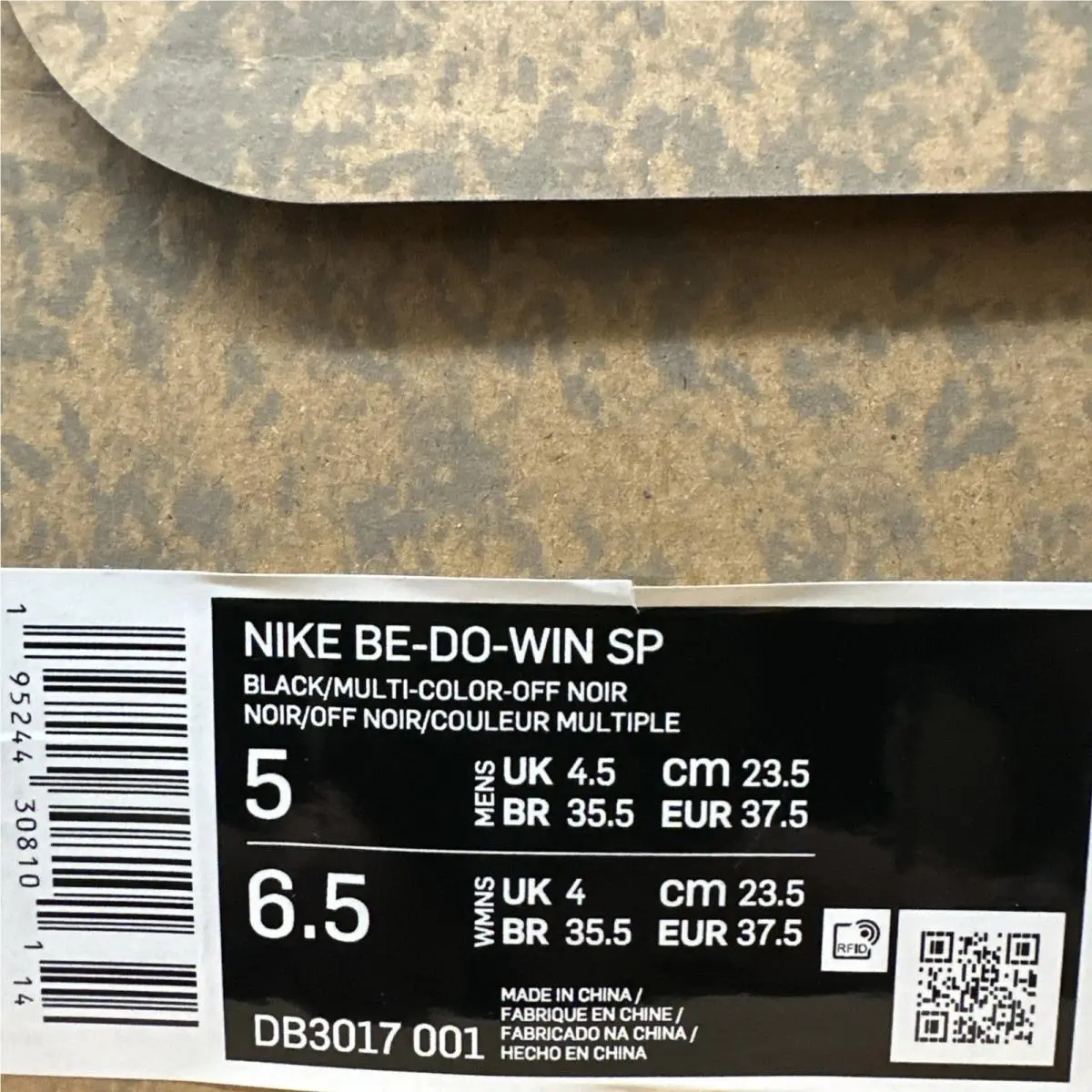 Nike shoes - Nike BE-DO-WIN SP - DB3017-001 - Black/Off Noir/Multi-Color (UPC: 0195244308125) 4