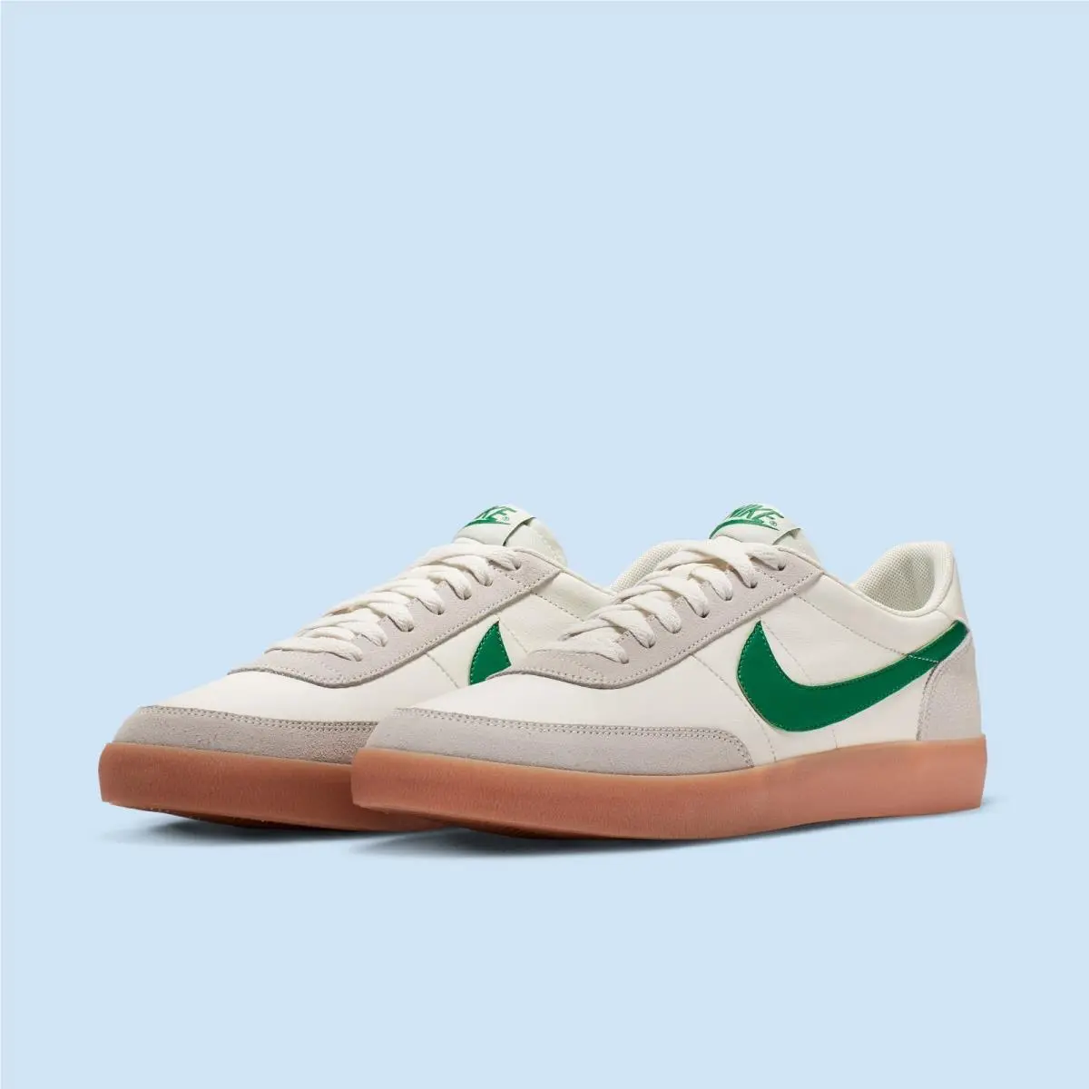 Nike Killshot 2 Leather Men`s 8.5 Shoe 432997-111 Lucid Green Gum Bottom Skater