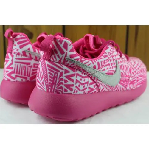Nike shoes - Vivid Pink, Metallic Silver, White 3