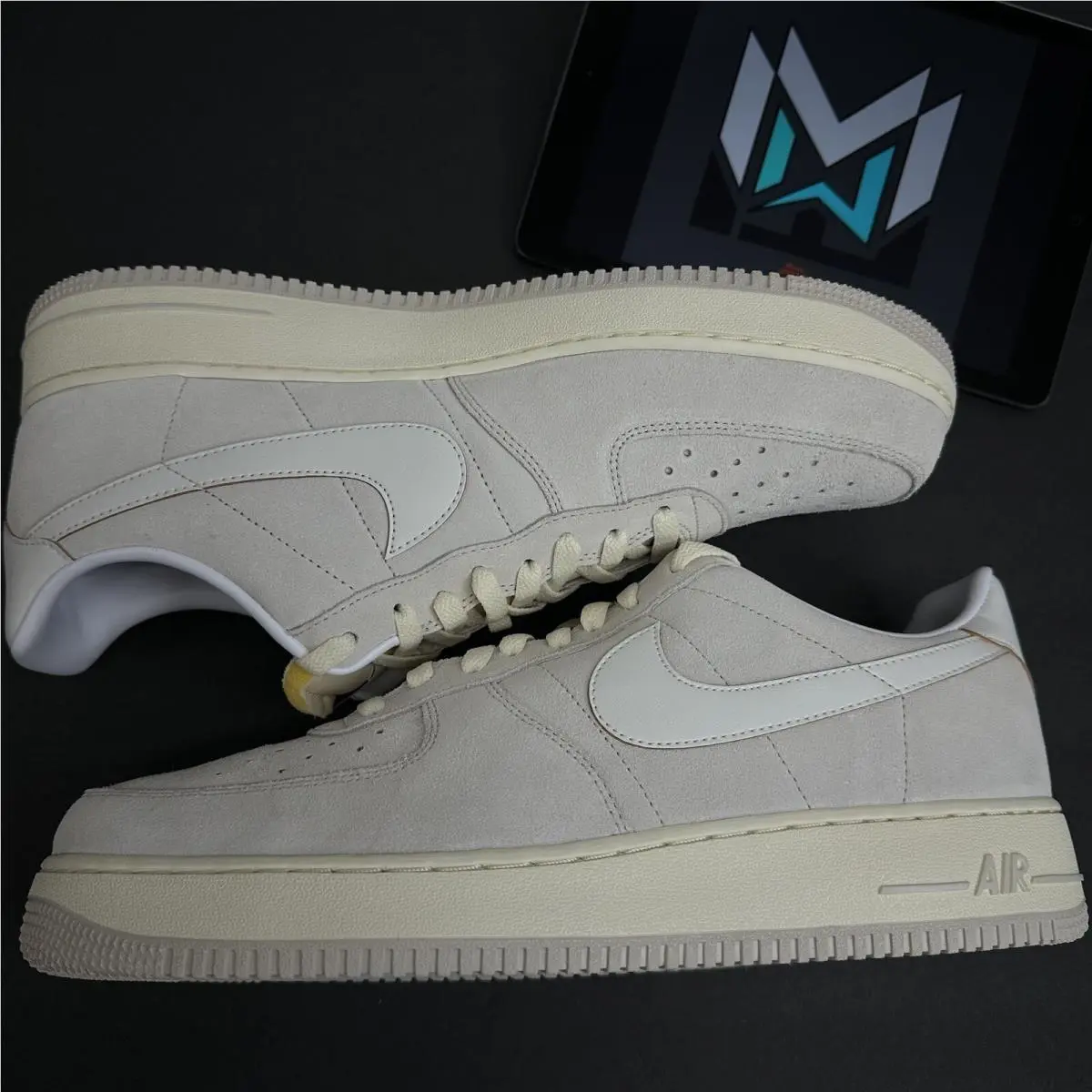 Nike shoes - Nike Air Force 1 - Air Force - FQ8077-104 - Light Orewood Brown/Coconut Milk/Deep Jungle/Sail 0
