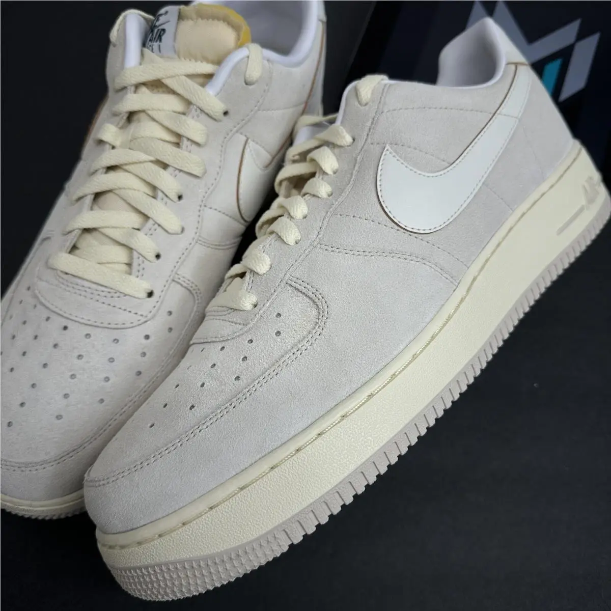 Nike shoes - Nike Air Force 1 - Air Force - FQ8077-104 - Light Orewood Brown/Coconut Milk/Deep Jungle/Sail 6