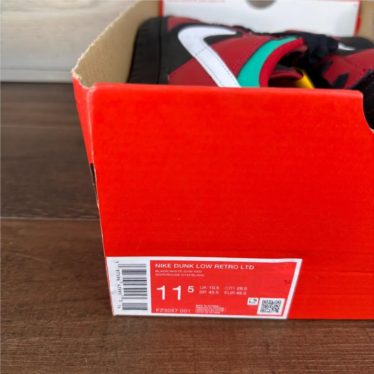 Nike shoes - Nike Dunk Low - Dunk Low - FZ3057-001 - Red 8