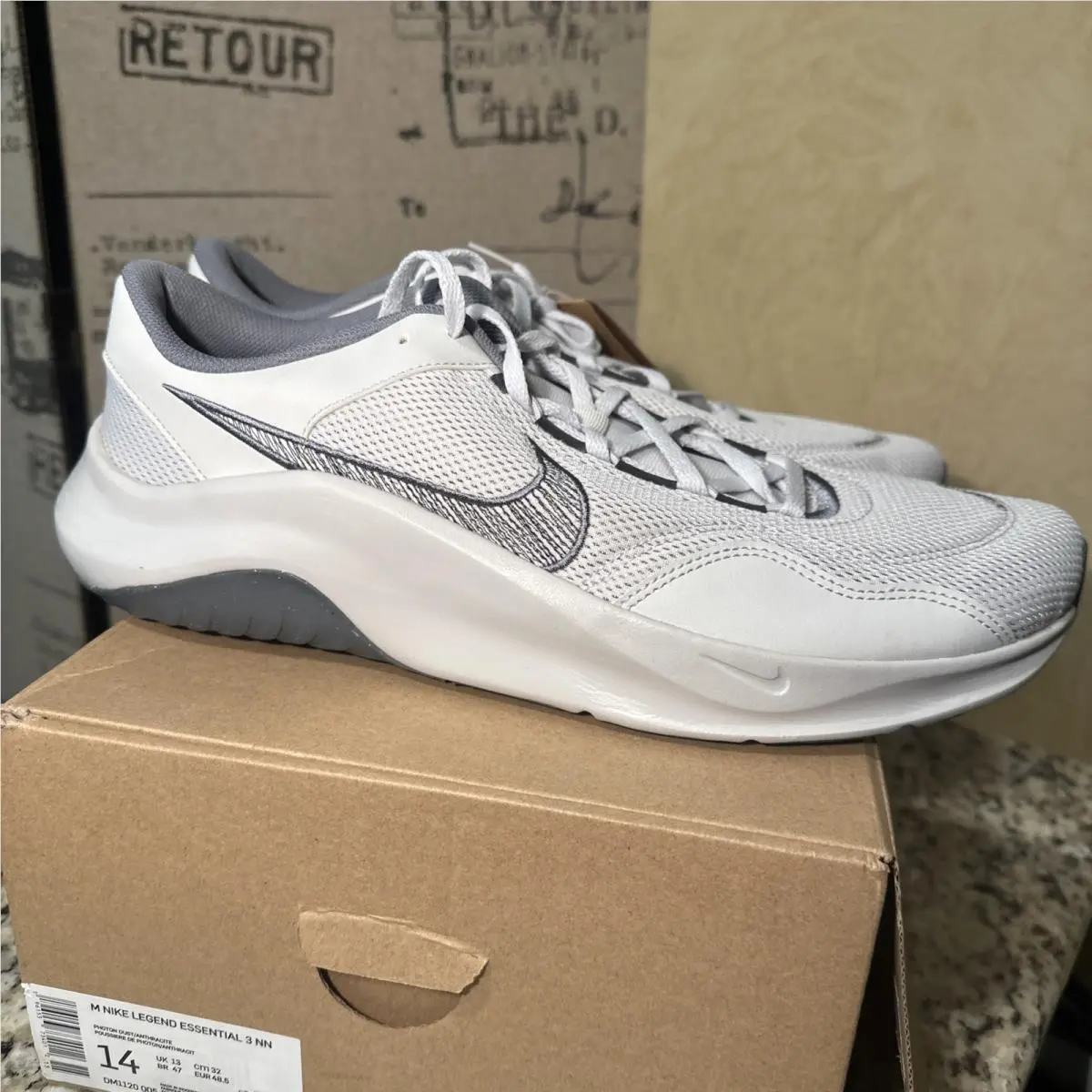 Nike shoes - Nike Legend Essential 3 - Legend Essential - DM1120-005 - Gray 1
