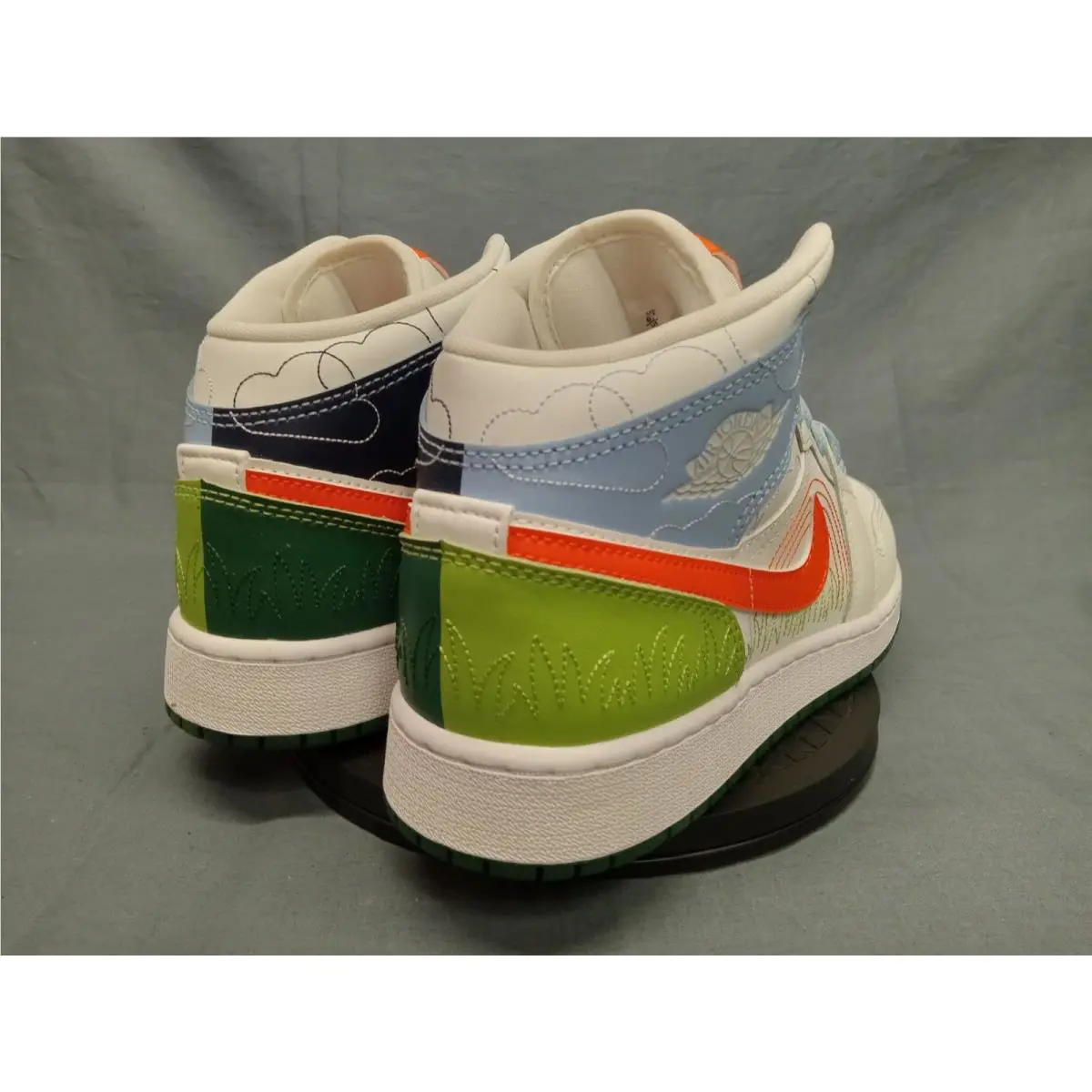Nike shoes - Jordan Air 1 Mid GS - DX2462100 - Orange (UPC: 196149433714) 6