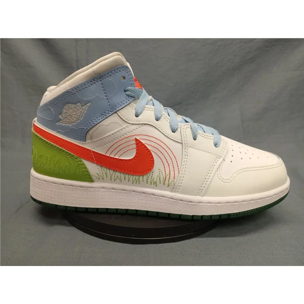 Nike shoes - Jordan Air 1 Mid GS - DX2462100 - Orange (UPC: 196149433714) 7