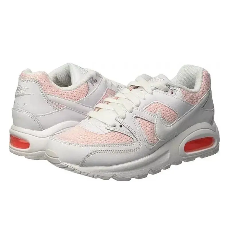 Nike Womens Air Max Command Running Shoes 397690 128 Sz9 - WHITE/WHITE BRIGHT MANGO